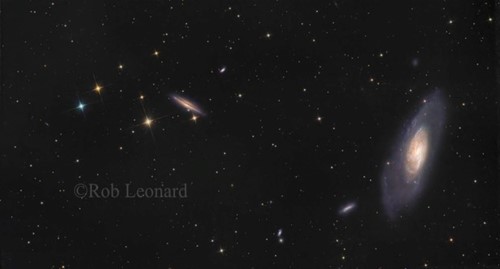 M106 and friends processed by Rob Leonard