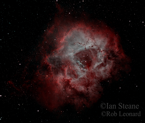 Rosette Nebula processed by Ian Steane