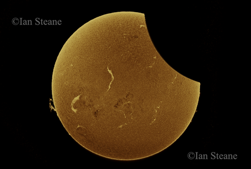 Partial Solar Eclipse by Ian Steane