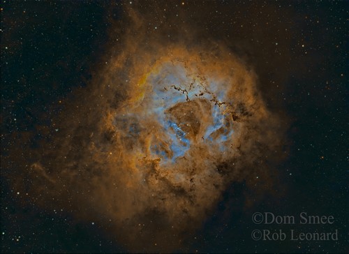 Rosette Nebula processed by Dom Smee