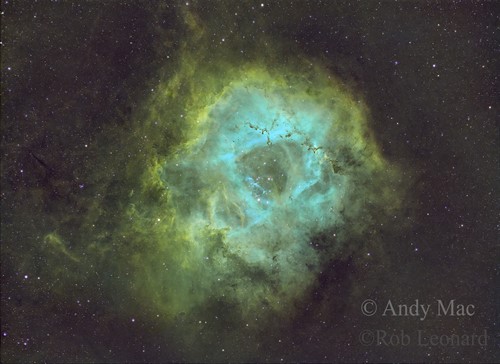 Rosette Nebula processed by Andy Mac