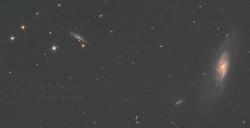 M106 and friends processed by Ian Steane