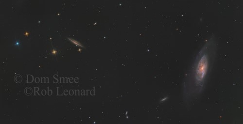 M106 and friends processed by Dom Smee